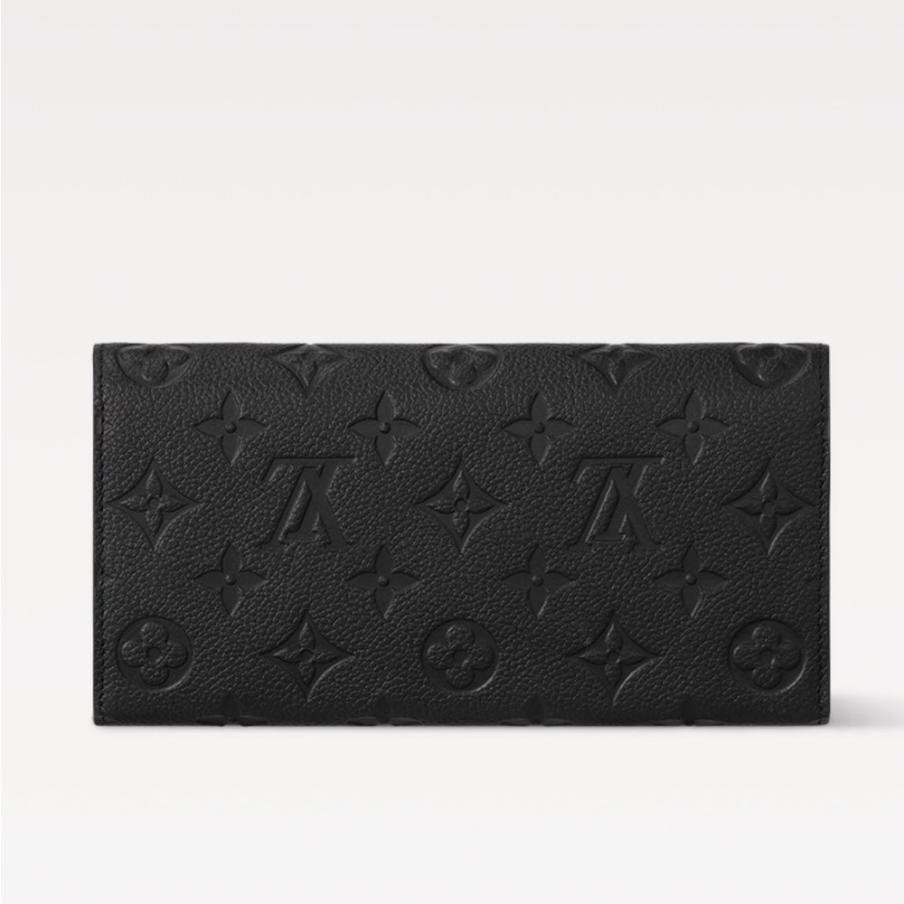 Emilie LV Black Wallet with Iconic Monogram. Empreinte leather. Authentic - Picture 5 of 7